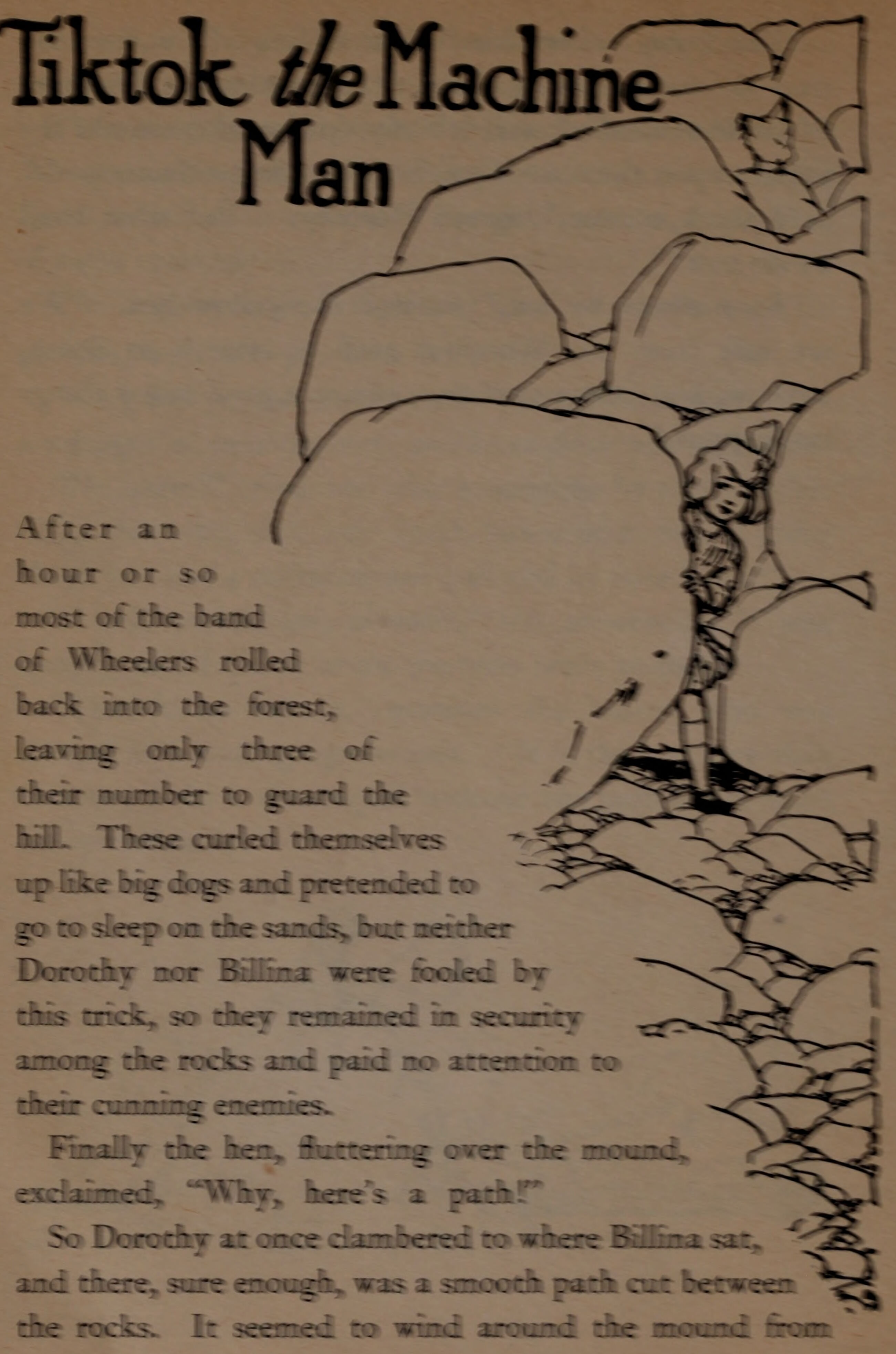 Illustration from Ozma of Oz, page 34