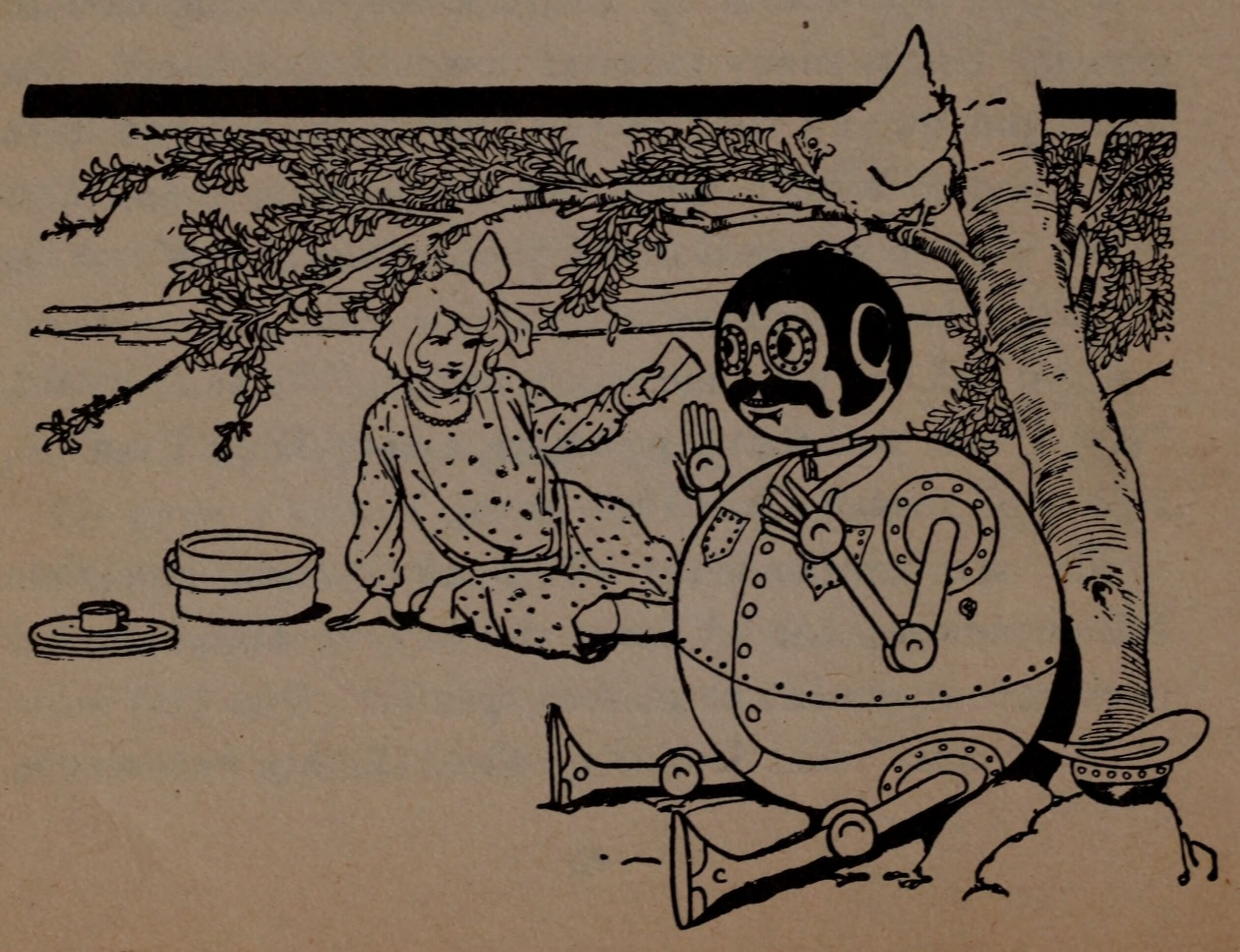 Illustration from Ozma of Oz, page 48