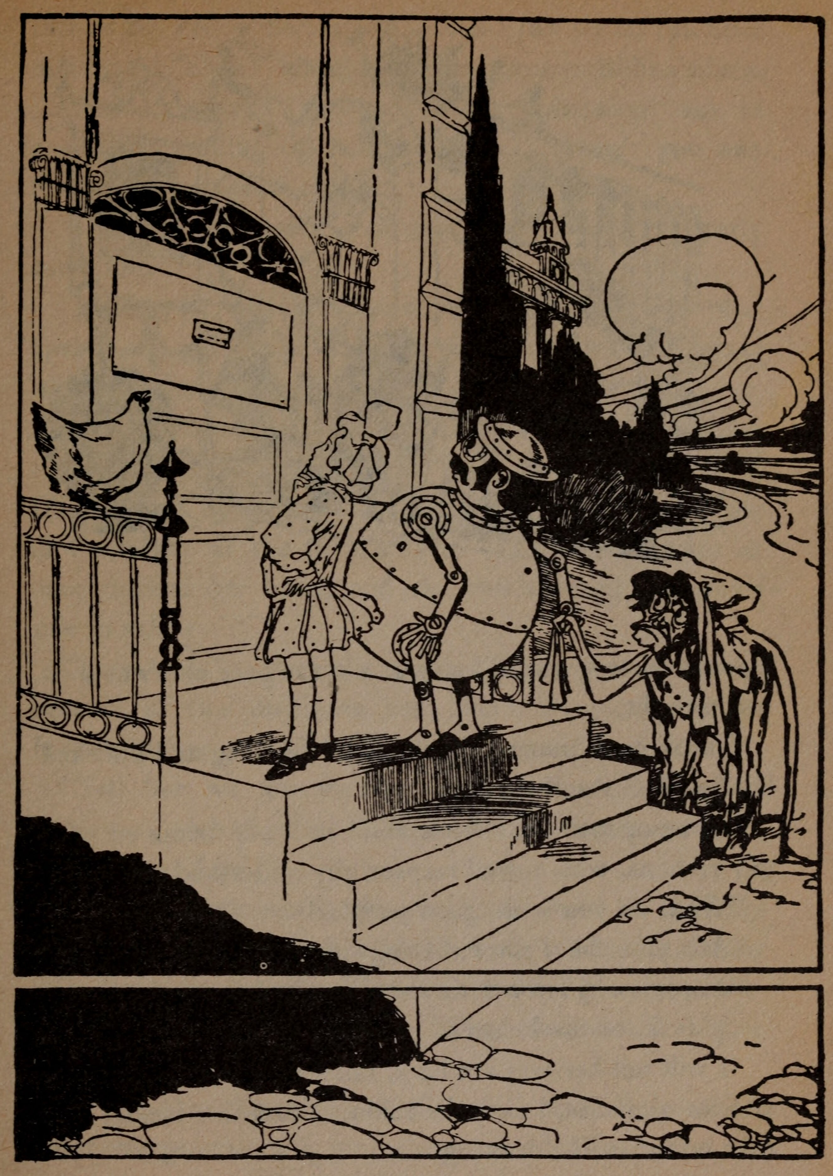 Illustration from Ozma of Oz, page 63