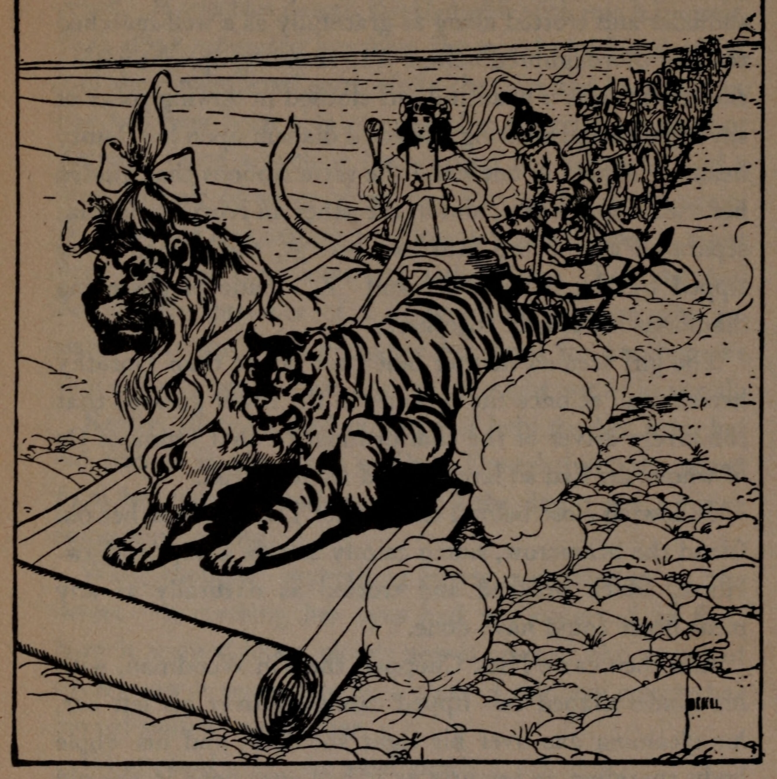 Illustration from Ozma of Oz, page 78